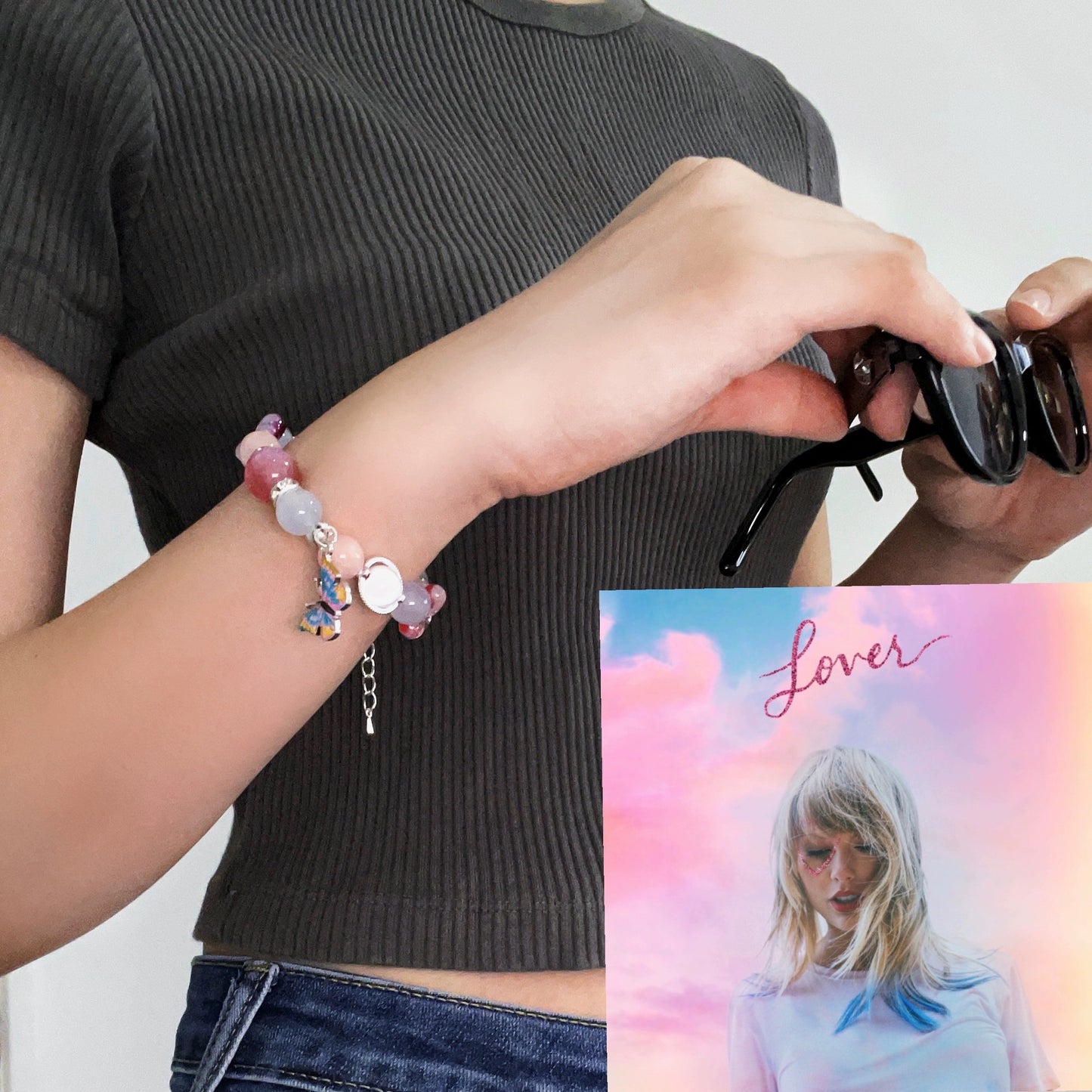 Original design and handmade-Taylor Swift friendship bracelet-“Lover” album