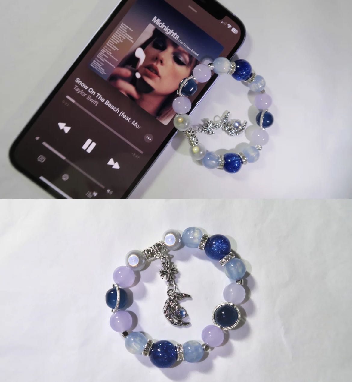 Original design and handmade-Taylor Swift friendship bracelet-“Midnight” album